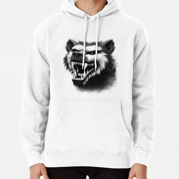 Item preview, The Mighty Wolverine: A Black and White 2D Drawing designed and sold by Aly Gomez.
