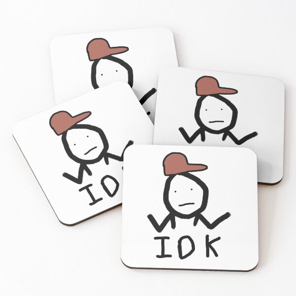 Item preview, IDK Stickman Shrug designed and sold by Usagicollection.