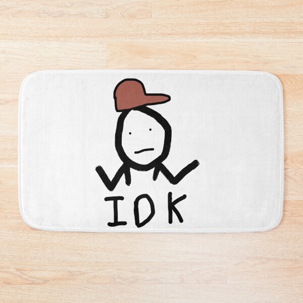 Item preview, IDK Stickman Shrug designed and sold by Usagicollection.
