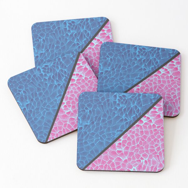 Item preview, Blue and pink epithelial cells under the microscope designed and sold by ArtByScience.
