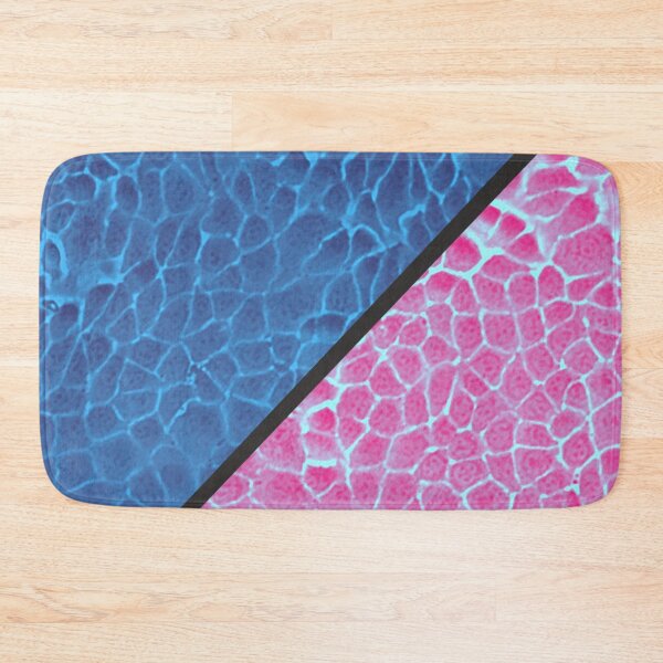 Item preview, Blue and pink epithelial cells under the microscope designed and sold by ArtByScience.