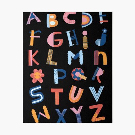 Alphabet Lore A Z Art Board Print for Sale by elnodi academy