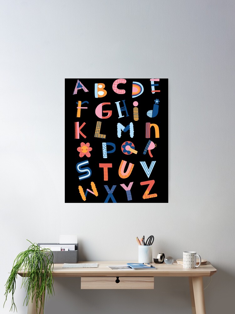 Alphabet Lore a to z Art Print for Sale by YupItsTrashe