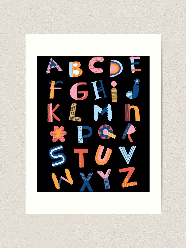 Alphabet Lore a to z Art Print for Sale by YupItsTrashe