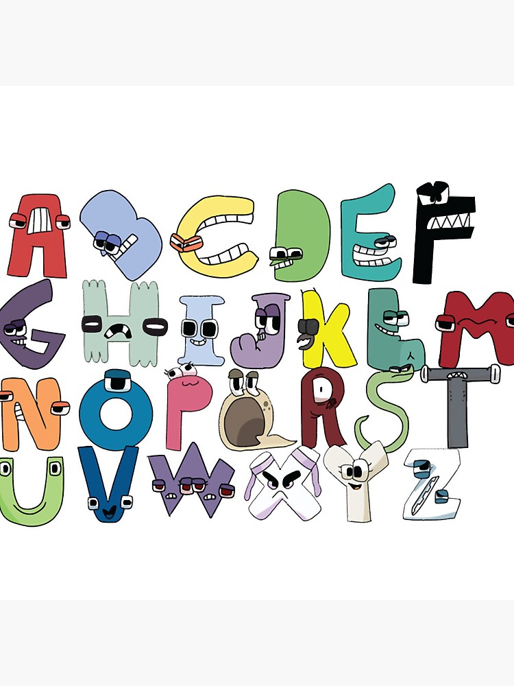 Funny Alphabet Lore Letter E - Alphabet Letters - Pin