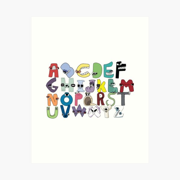 Alphabet Lore J Art Print for Sale by YupItsTrashe