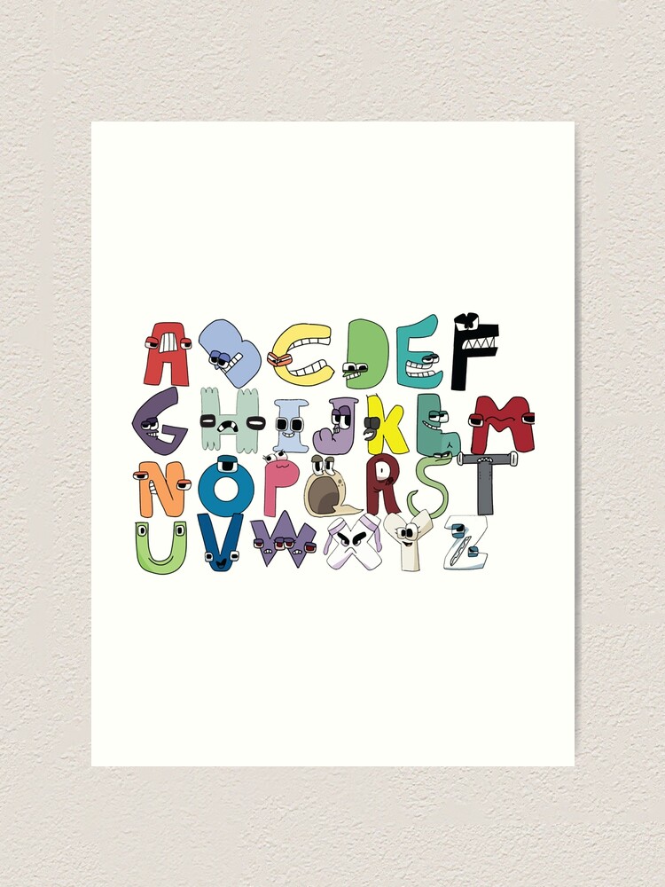 Alphabet Lore Art Print for Sale by YupItsTrashe