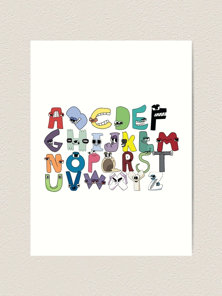 Alphabet Lore Heros  Art Board Print for Sale by TheBullishRhino