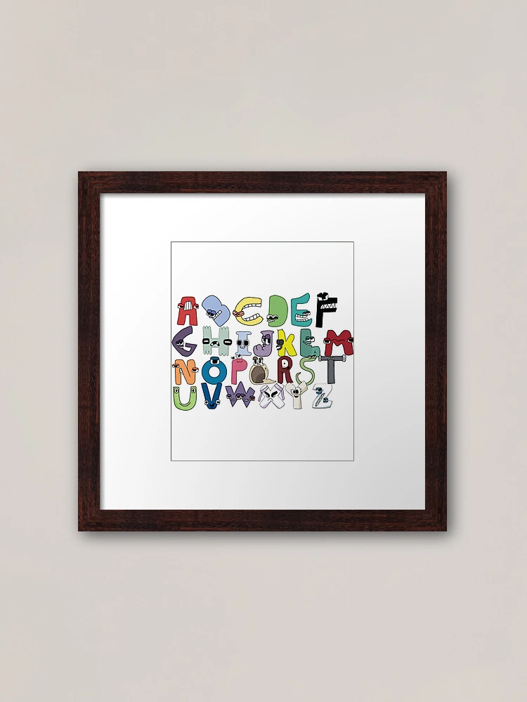 Alphabet Lore F Cool Merch Art Print for Sale by AFProjection