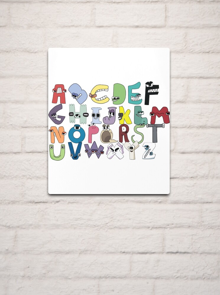 Alphabet Lore a to z Art Board Print for Sale by YupItsTrashe