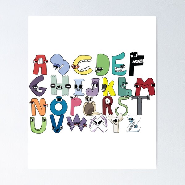 Alphabet Letters Wall Art for Sale