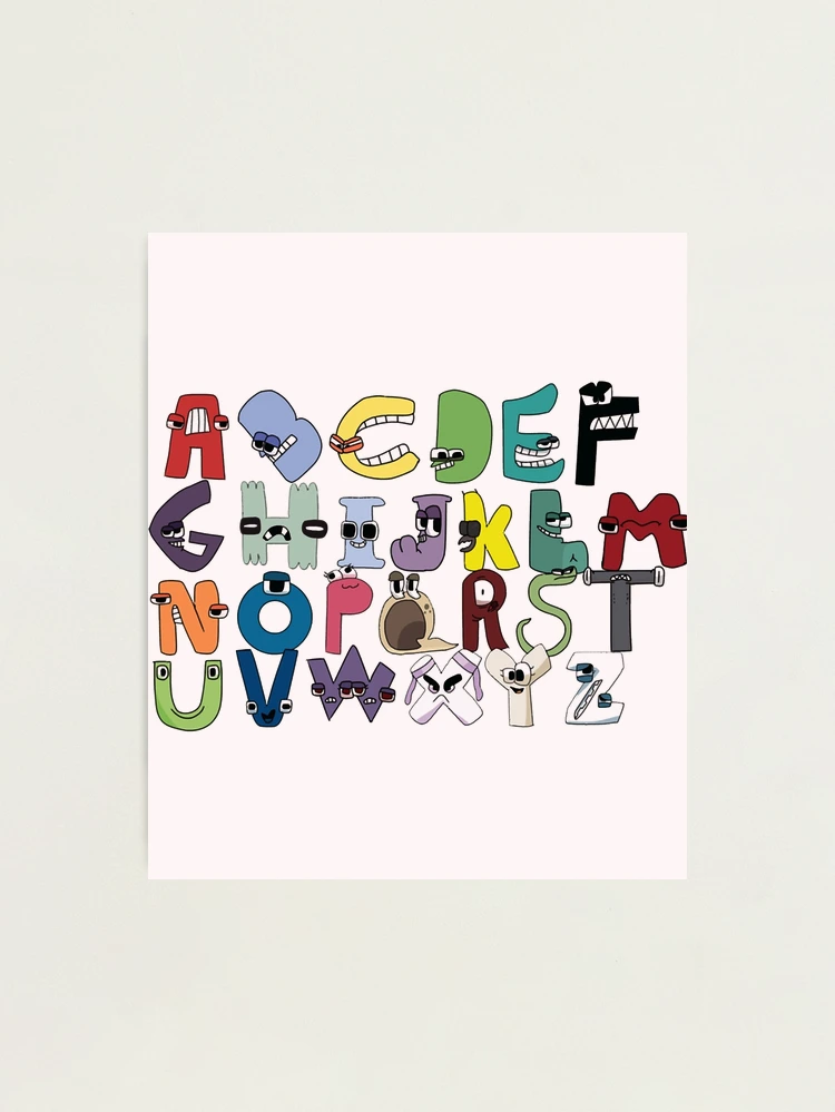 Alphabet Lore F Cool Merch Photographic Print for Sale by