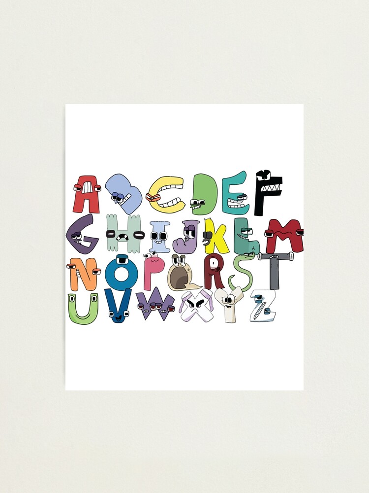 Alphabet Lore letter j Art Board Print for Sale by TheHappimess