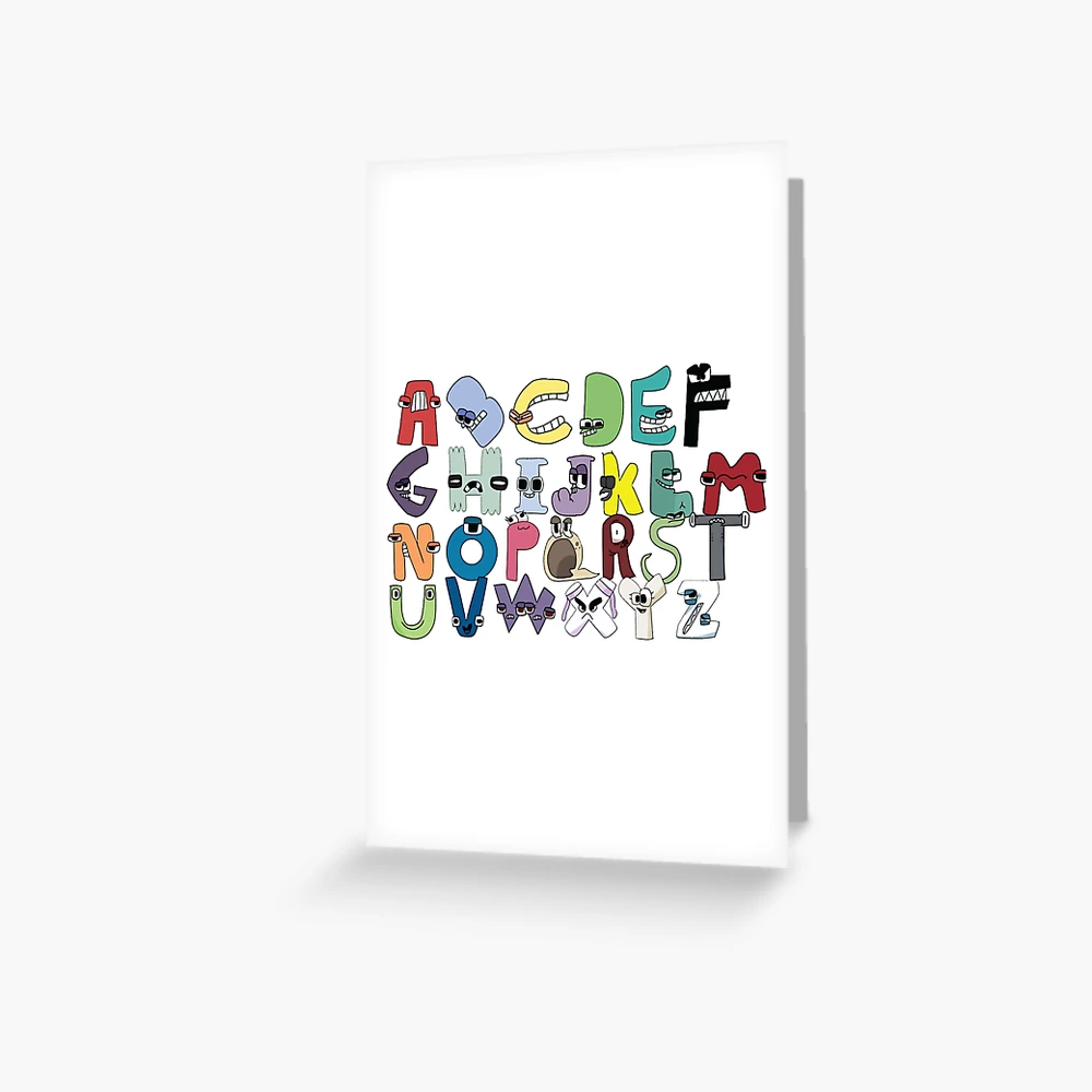 Alphabet Lore F Cool Merch Greeting Card for Sale by AFProjection