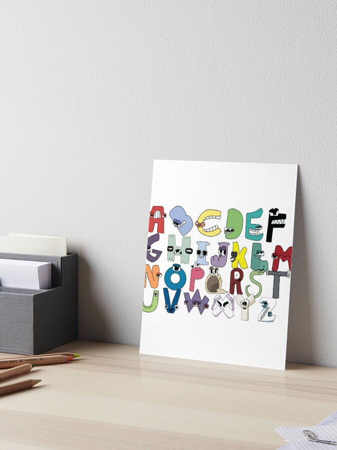 Alphabet Lore i Art Board Print for Sale by YupItsTrashe