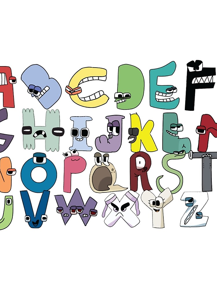 Original Alphabet Lore A to Z Side-by-Side Transformation! 