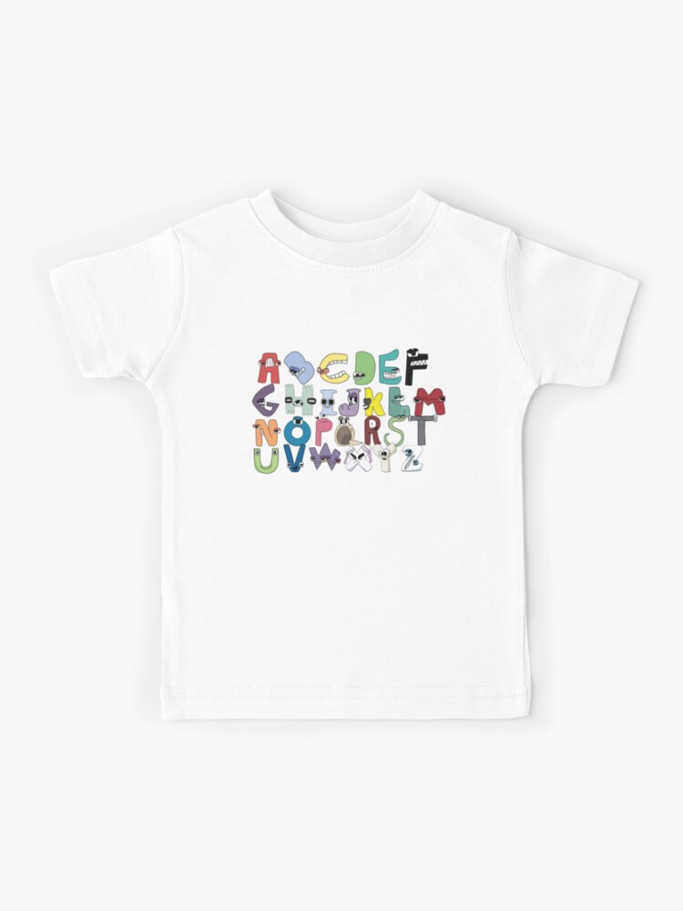 alphabet lore lore alphabet lore cats | Kids T-Shirt