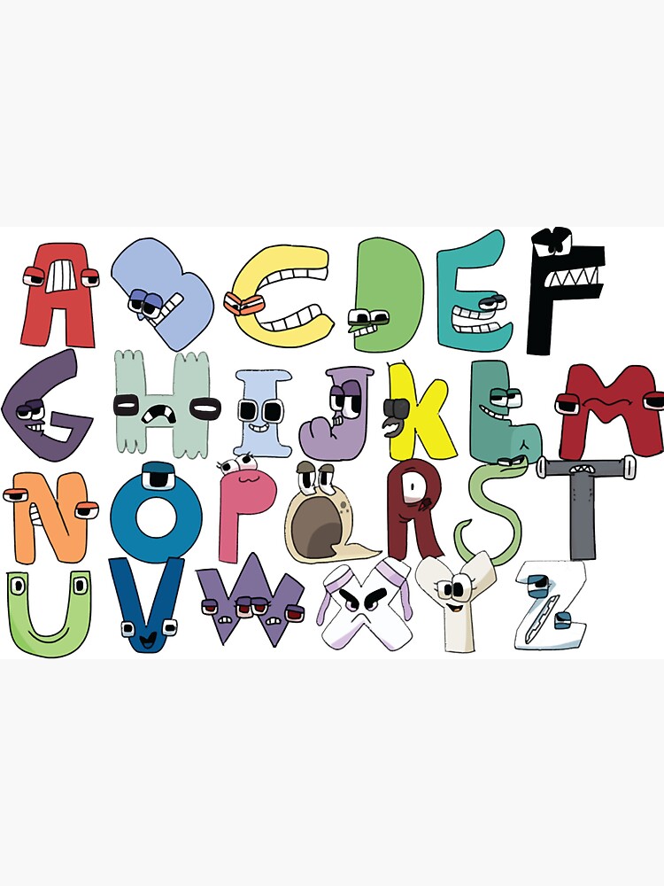 Funny Alphabet Lore Letter C - Alphabet Letters - Magnet