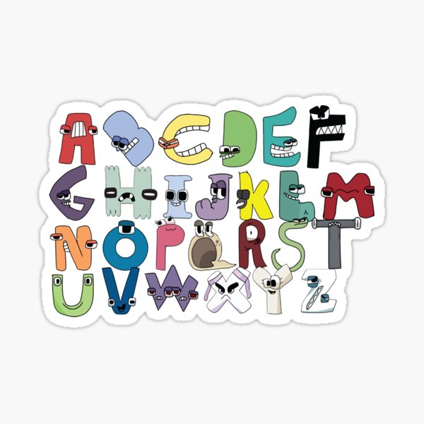 Alphabet Lore Series Sticker for Sale by Ezz-Design