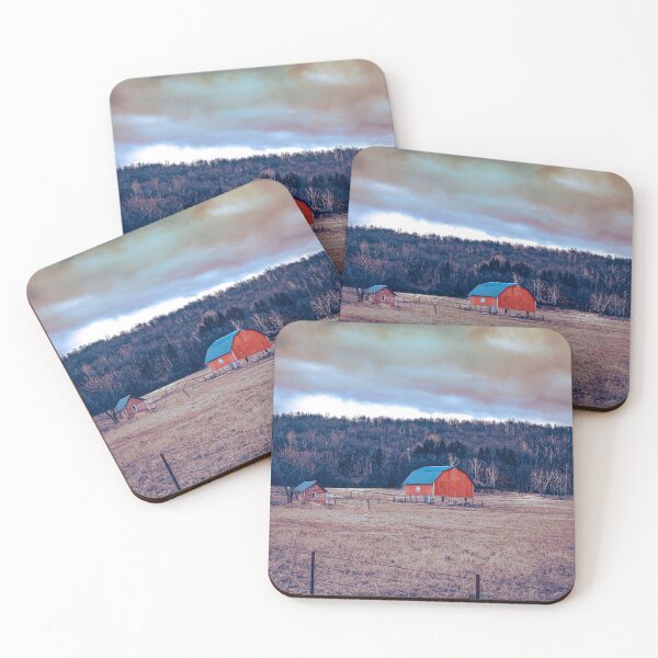 Item preview, Red barn Wisconsin Wall Art designed and sold by Bettie-Scott.