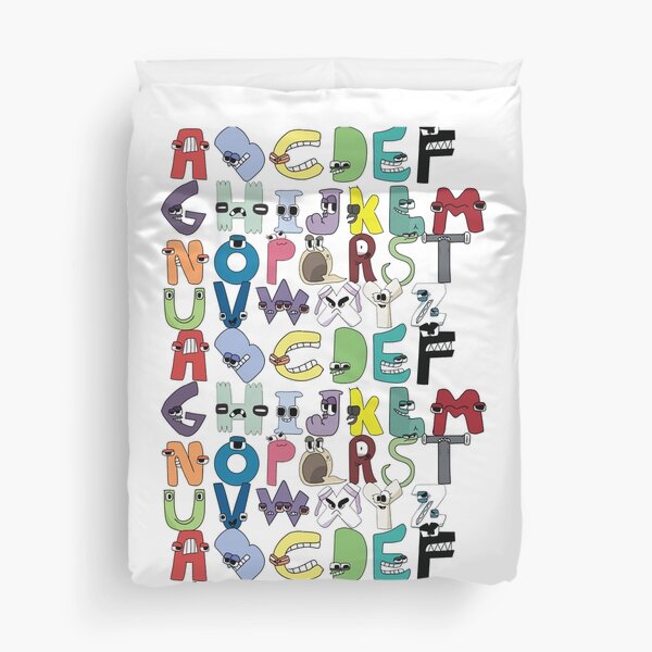 New Alphabet Lore Bedding Set Quilt Cover Pillowcase Cartoon Hot