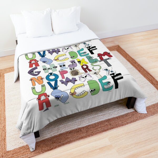 New Alphabet Lore Bedding Set Quilt Cover Pillowcase Cartoon Hot