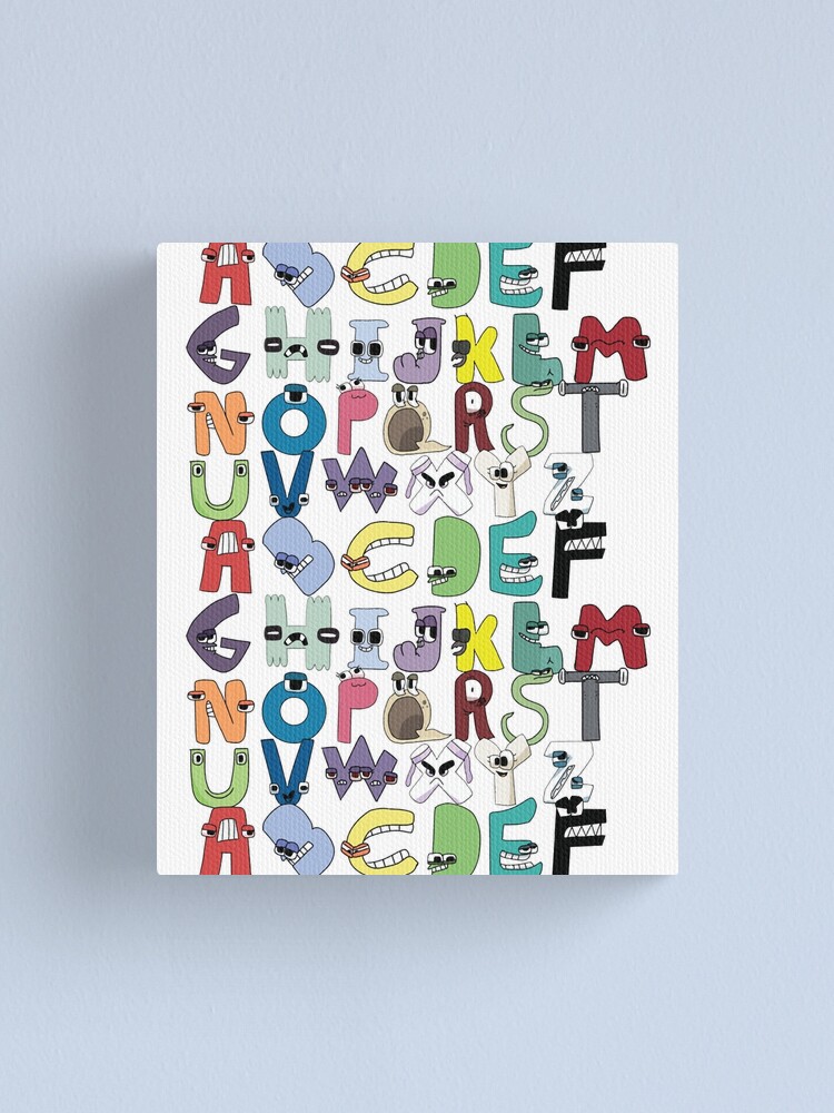 Alphabet Lore and number lore Art Print for Sale by YupItsTrashe