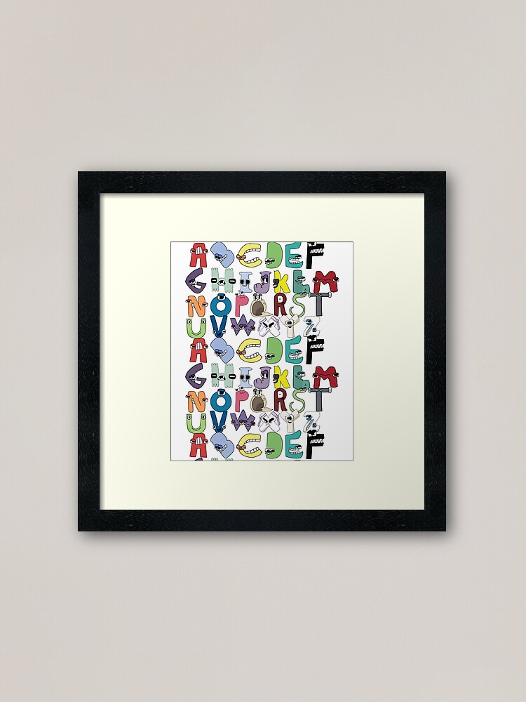 Alphabet Lore Canvas Print for Sale by YupItsTrashe