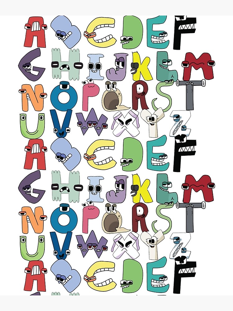 Alphabet Lore Baby Art Prints for Sale