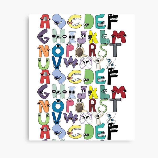 Alphabet Lore Canvas Prints for Sale