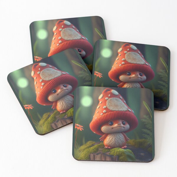 Item preview, Cute Redcap in forest designed and sold by TDCards.