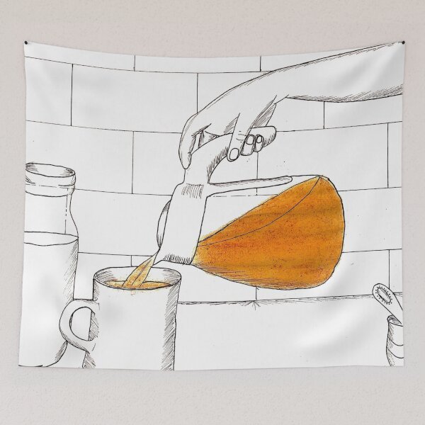 Item preview, Pouring Coffee designed and sold by Marian Hayes.