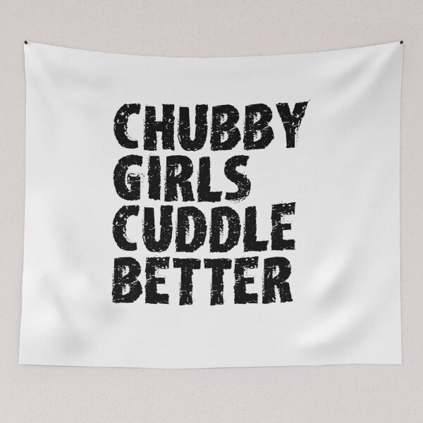 Item preview, Chubby girls cuddle better black designed and sold by aroewud tewut.