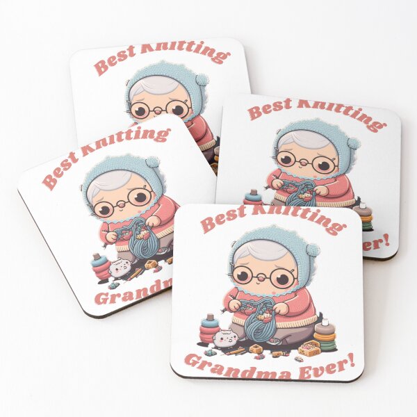 Item preview, best knitting grandma ever designed and sold by printiesart.