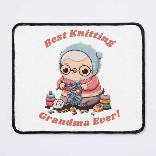 Item preview, best knitting grandma ever designed and sold by printiesart.