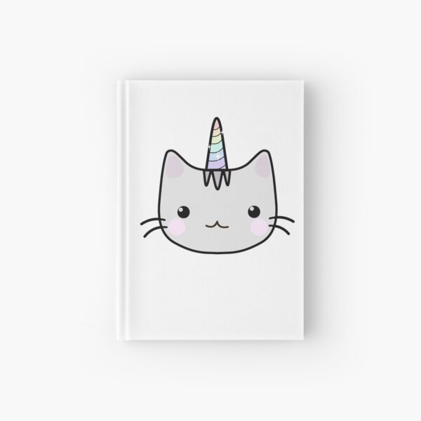 Carnet Cartonne Mignon Chat Licorne Kawaii Rose Pastel Par Artbybee7 Redbubble