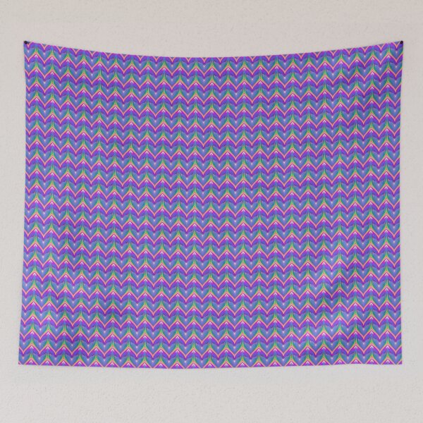 Item preview, patrón de arco iris trippy designed and sold by Mettlework.