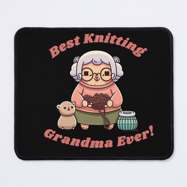 Item preview, best knitting grandma ever designed and sold by printiesart.