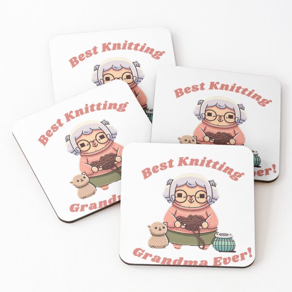 Item preview, best knitting grandma ever designed and sold by printiesart.