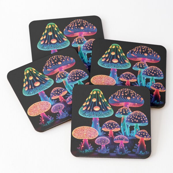Item preview, Shrooms mushrooms 2023 rainbow color Sticker designed and sold by PhiloSophyEye.