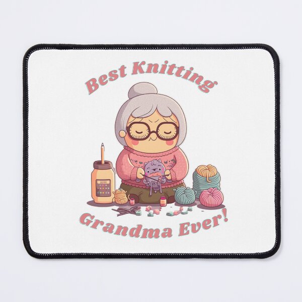 Item preview, best knitting grandma ever designed and sold by printiesart.