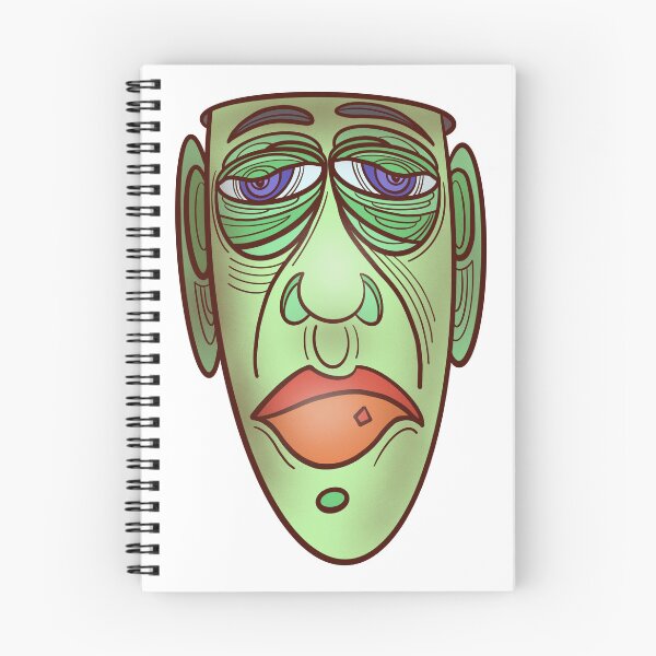 Item preview, Green face stare designed and sold by DaveDanchuk.