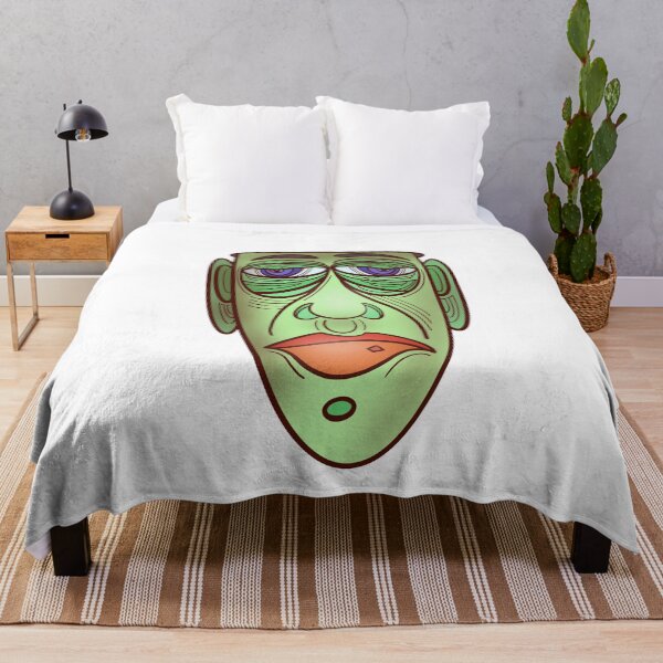 Item preview, Green face stare designed and sold by DaveDanchuk.