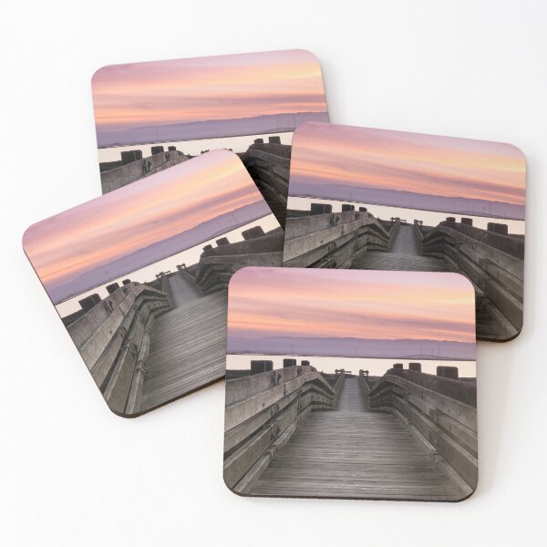 Item preview, San Francisco Bay and Dumbarton Bridge via footbridge at Don Edwards San Francisco Bay National Wildlife Refuge designed and sold by yhelfman.