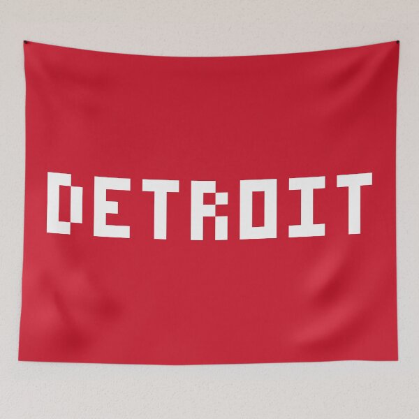 Item preview, Pixel NHL Detroit in Home Colors designed and sold by gkillerb.
