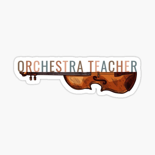 Item preview, Orchestra Teacher Violin/Viola Shirt with Neutral Text designed and sold by Symphfunny.