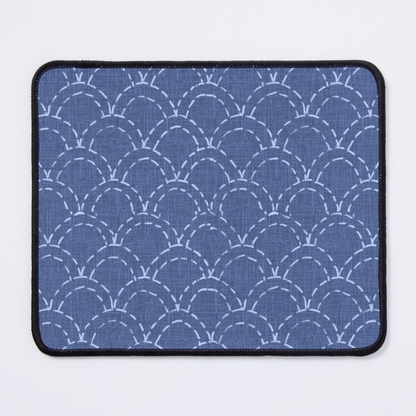 Item preview, Blue Sashiko Pattern Japanese Mending designed and sold by CavaCreates.