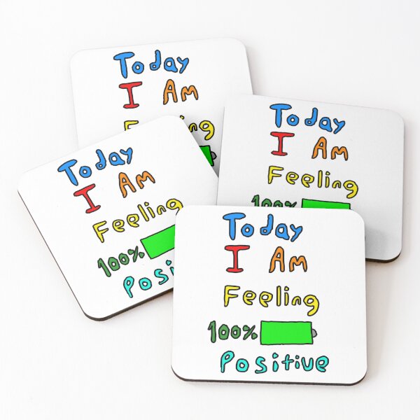 Item preview, Today I Am Feeling 100% Positive designed and sold by Usagicollection.