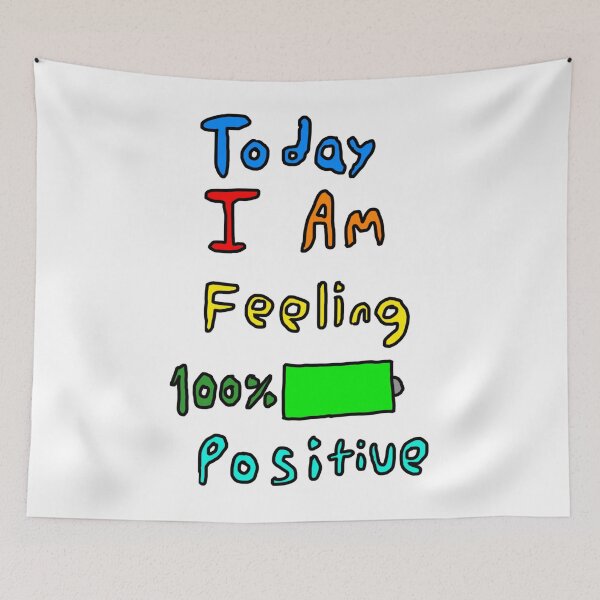 Item preview, Today I Am Feeling 100% Positive designed and sold by Usagicollection.