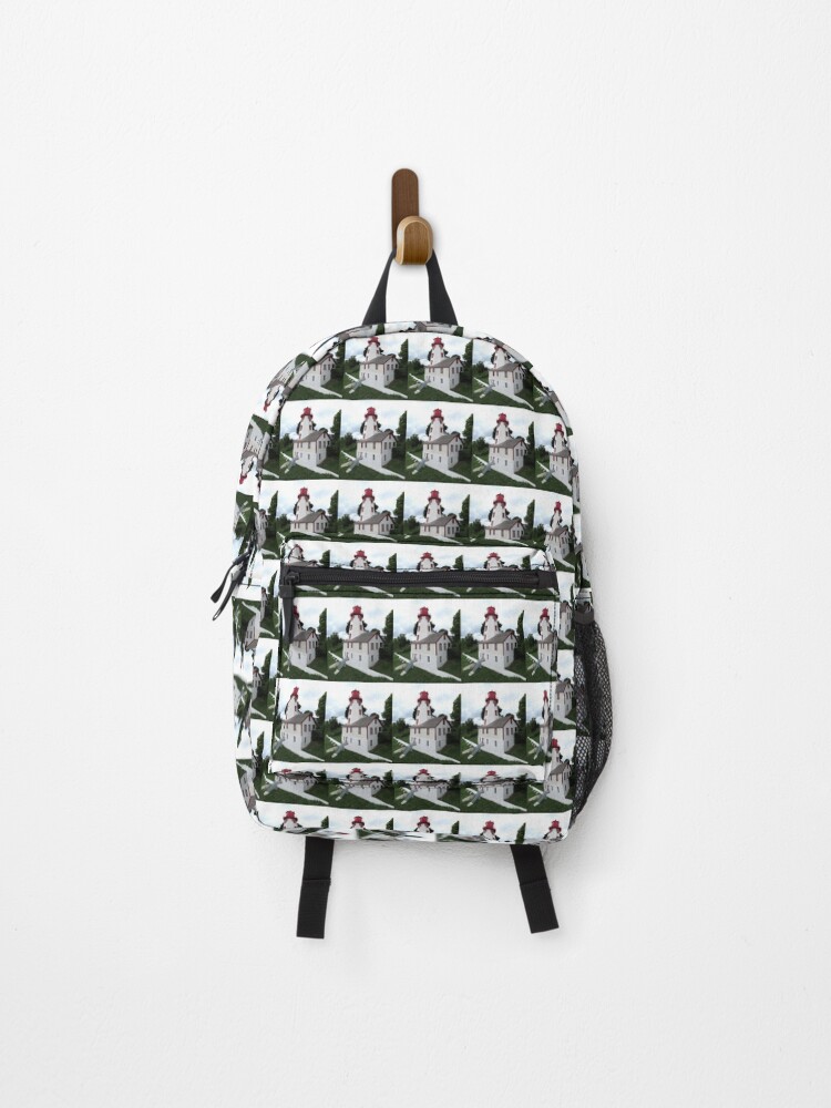 Thumbnail 1 of 3, Backpack, Lighthouse-OR2 designed and sold by MaryLinH.